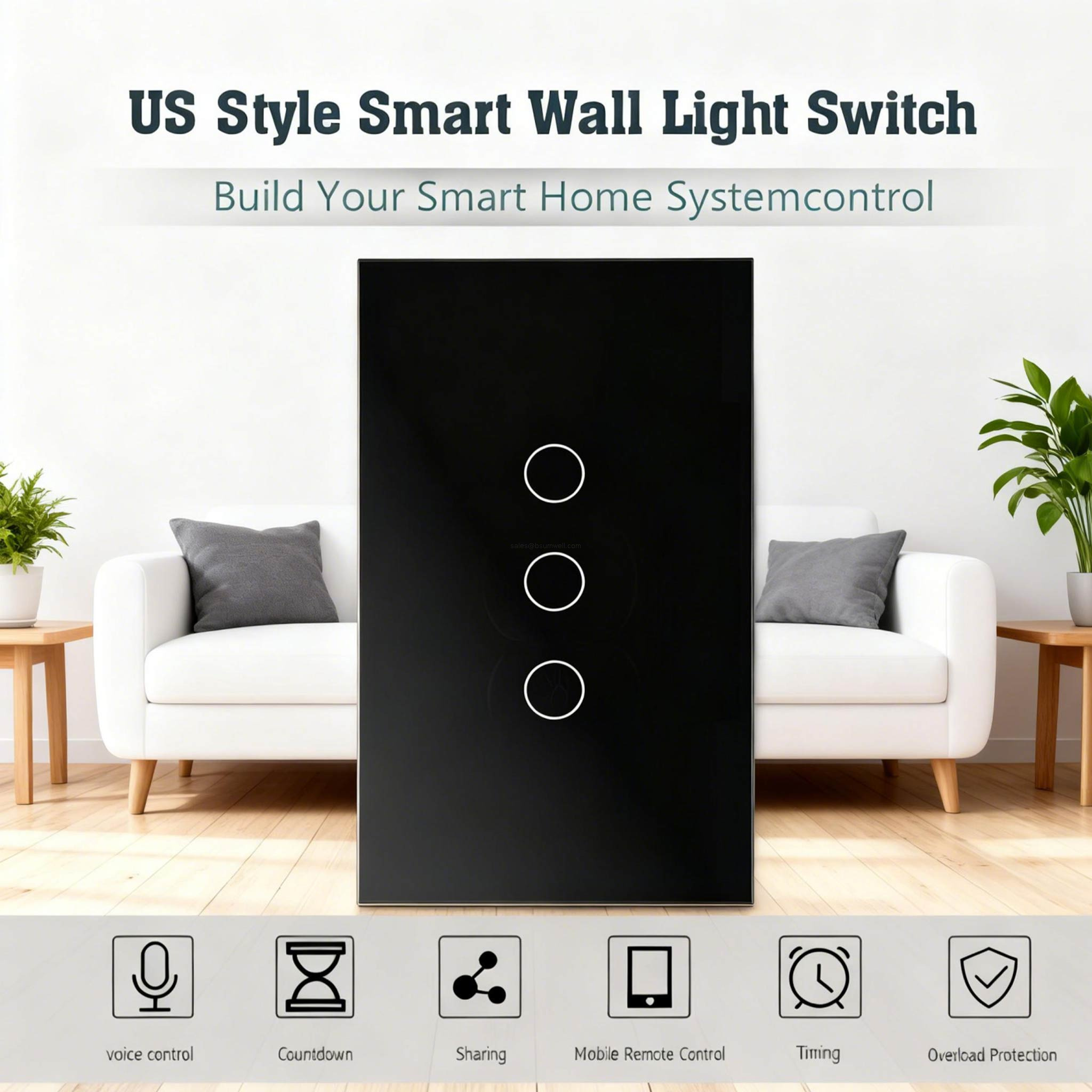 95V0 Fireproof Waterproof Smart Switch