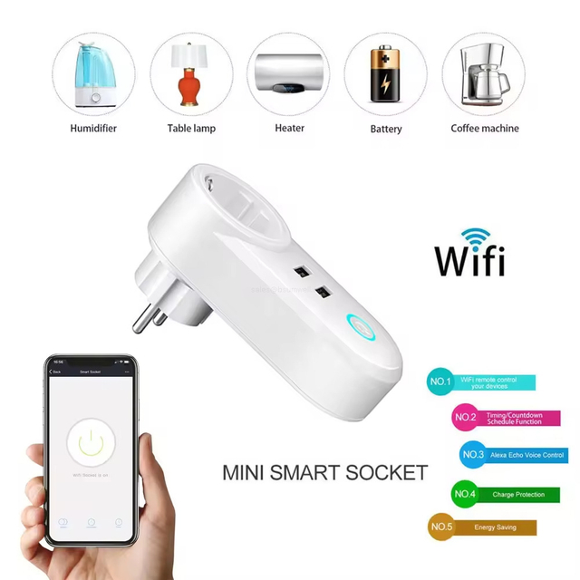 US UK EU Brazil Compatible Smart Plug