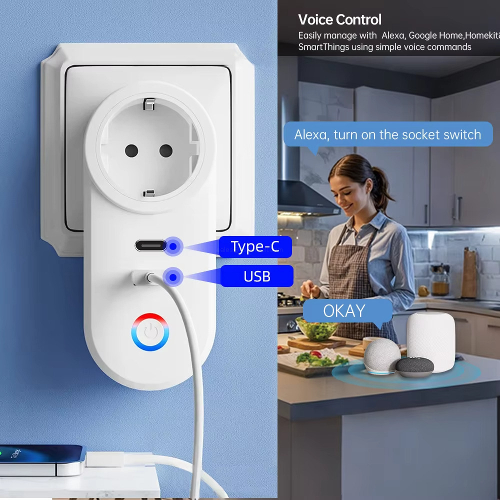 Voice Control Easily manage with Alexa, Google Home,HomekitSmartThings using simple voice commands