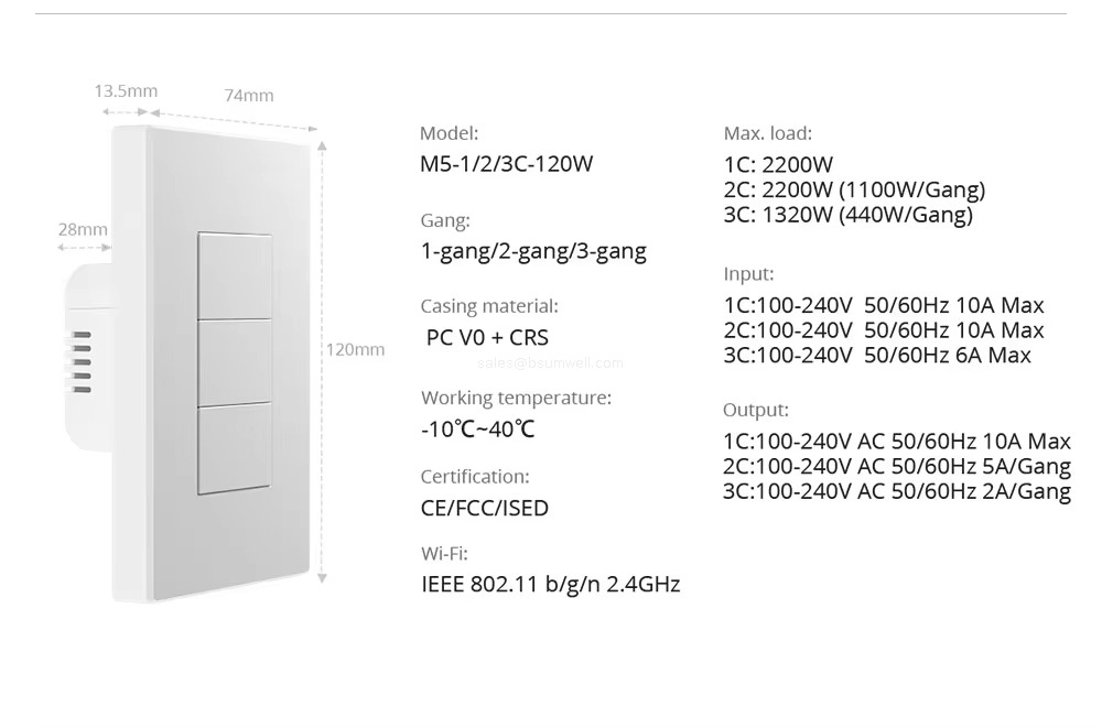 wifi Smart Wall Switch