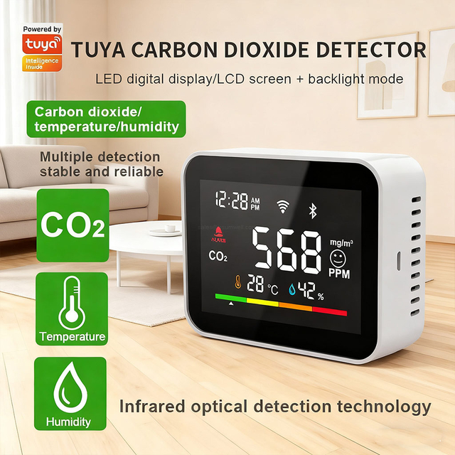 Home Office Car CO2 Monitoring Device