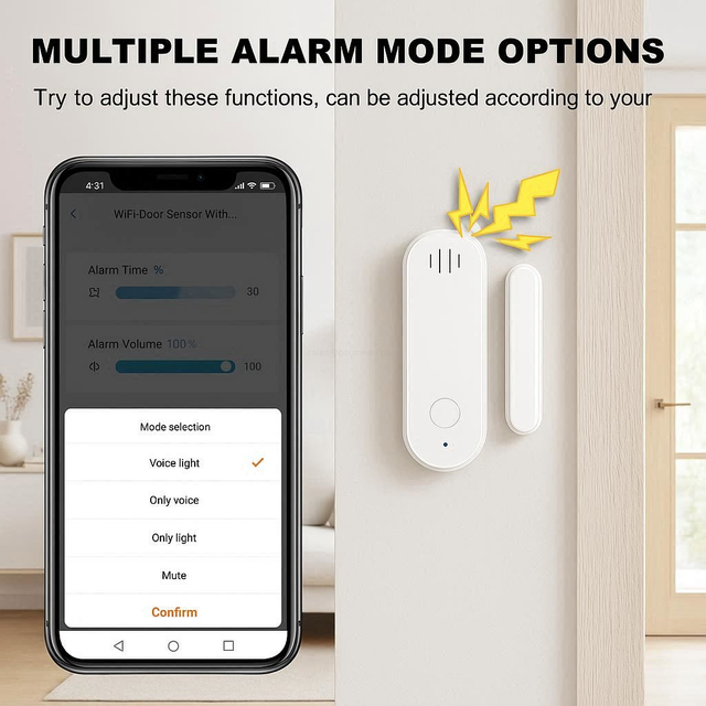 Voice Control Door Sensor