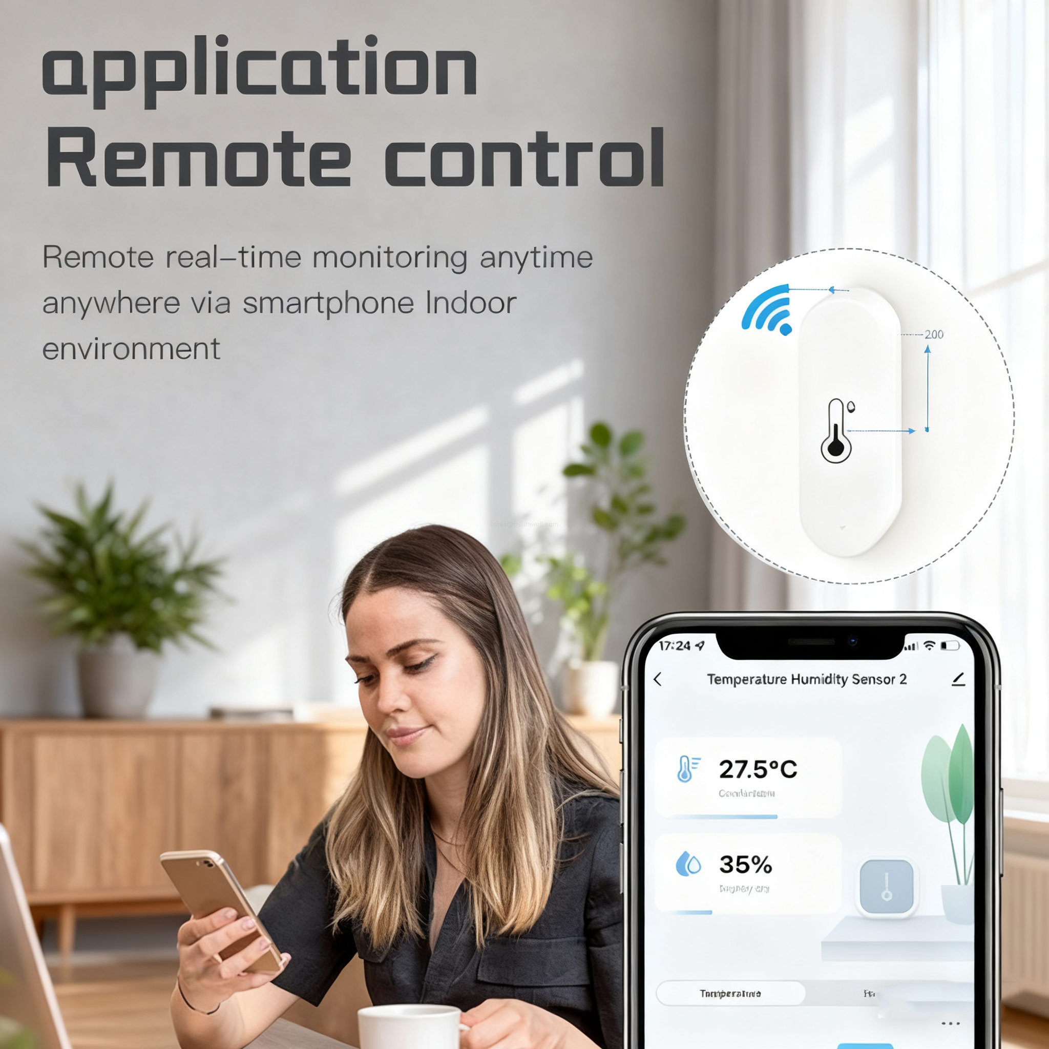 WiFi Tuya Temperature Humidity sensor