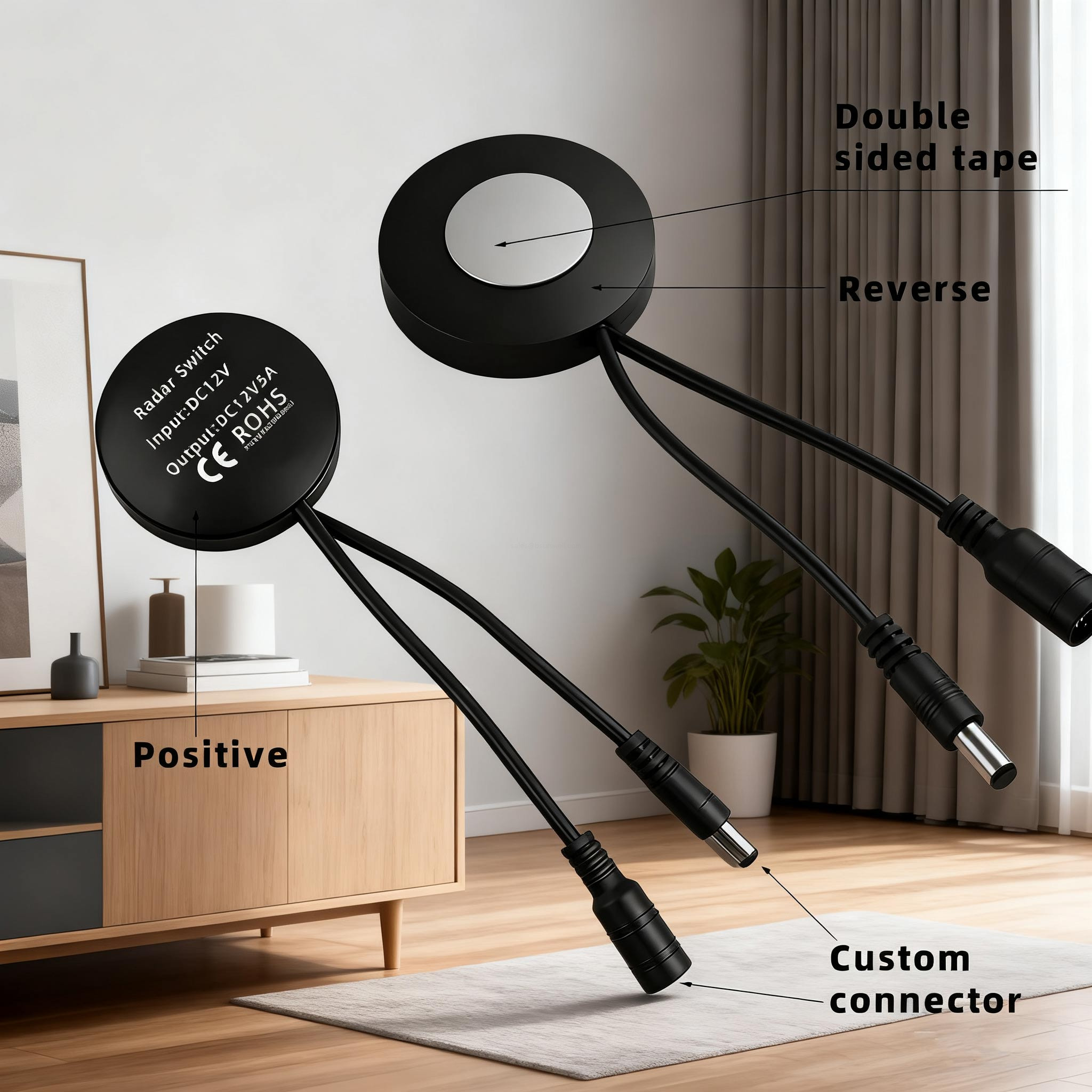 12V motion sensor for lighting