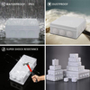 IP65 Plastic Junction Box ABS Waterproof Enclosure Terminal Box With Rubber Plugs Outdoor Electrical Distribution Box