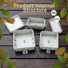 Waterproof Junction Box Electrical Enclosure for Indoor and Outdoor Wire Connection PP Material Dustproof Terminal Project Box