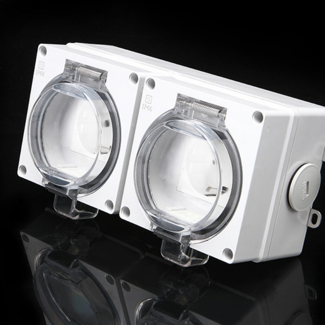 dual german sockets