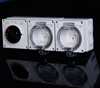 IP66 waterproof double socket with RCD