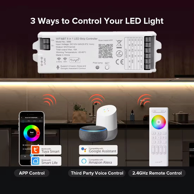5-in-1 CONNECT TO LED STRIP