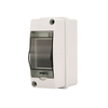  IP65 Plastic Enclosure Circuit Breaker Electrical Panel Box Surface Mount MCB Consumer Unit with Internal DIN Rail and Transparent Window