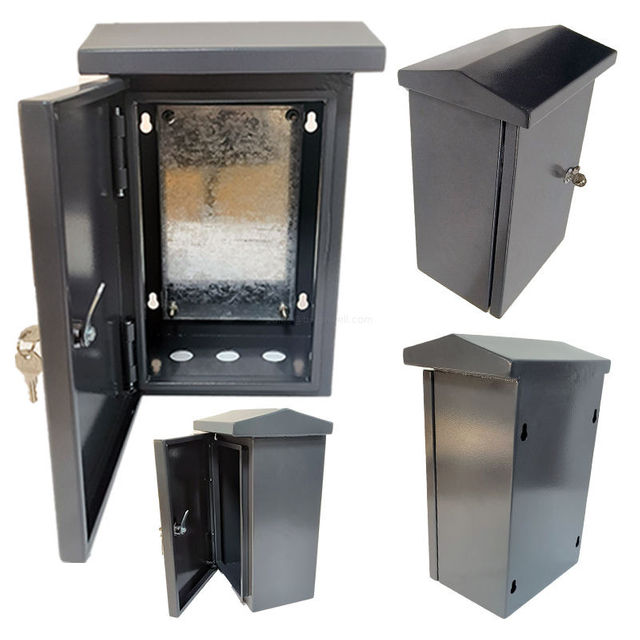 Stainless Steel Electrical Enclosure Box IP54 Wall Mount Metal Power Distribution Board Customized Electronic Project Junction Box