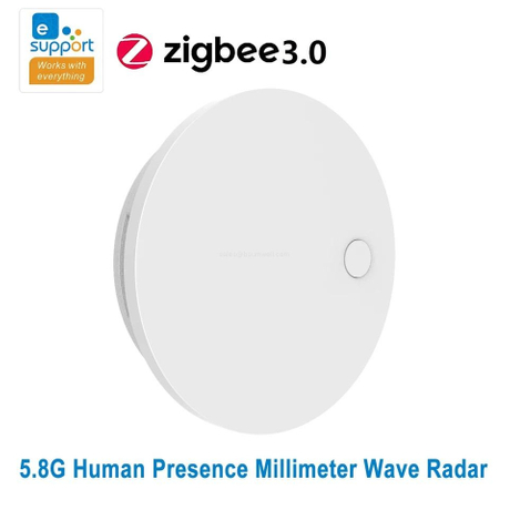 5.8GHz Millimeter Wave Radar Human Presence Sensor with OLED Screen Side Mounted Indoor Occupancy Safety Monitor