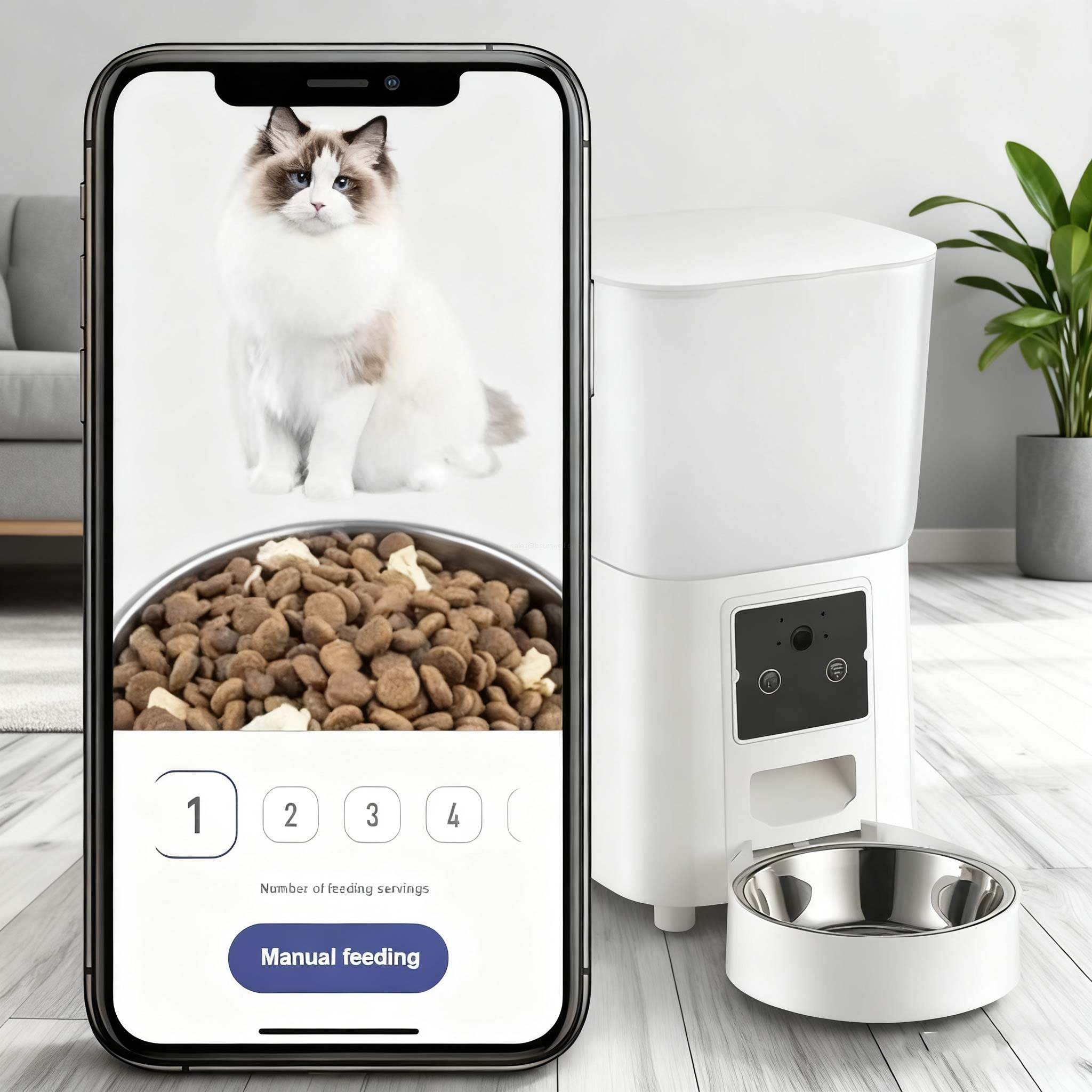 HD camera Pet Feeder Automatic