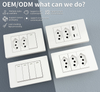 Brazil Standard Wall Power Socket Light Switch 118x72mm Fireproof PC Panel Dual USB Type C Fast Charger Smart Modular Combo Electric Outlet White