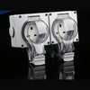 double gang British waterproof plug