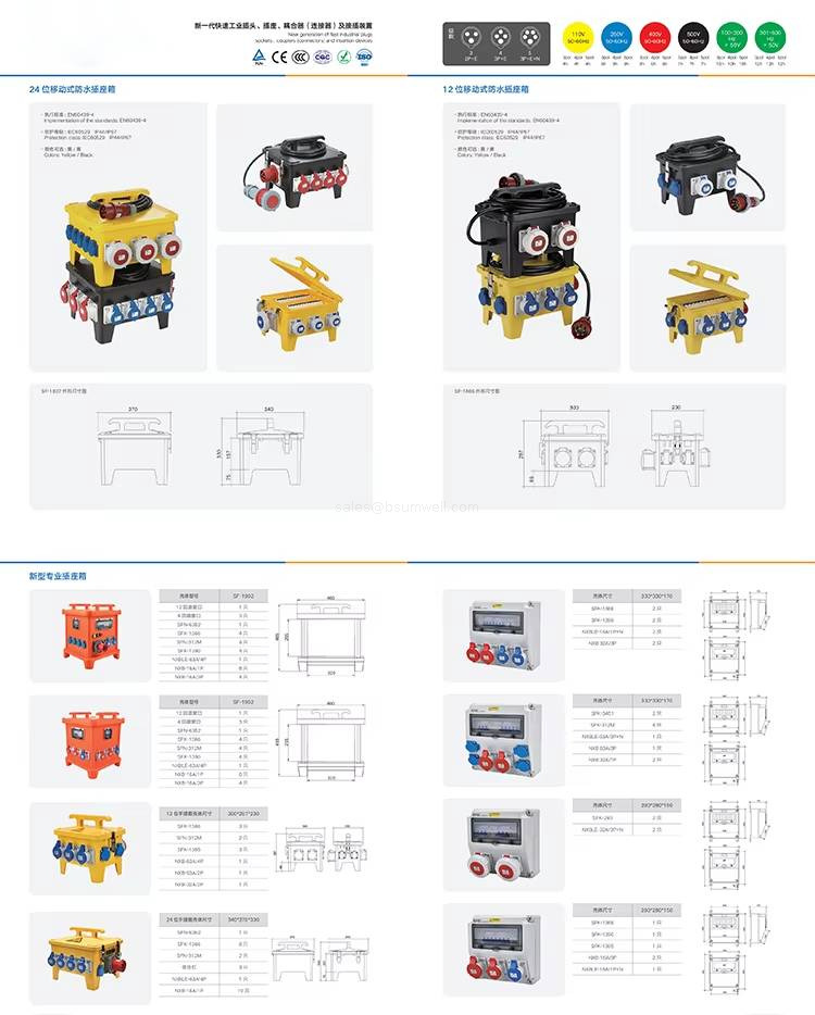 Portable Industrial Power Distribution Box