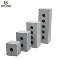 IP65 22mm 1hole,2holes,3holes,4holes,5holes,6holes Aluminum Case Waterproof Push Button Box