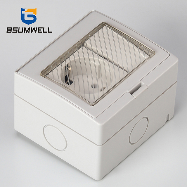  PS-SRS German type 16A IP55 Waterproof 1 Gang Switch Socket