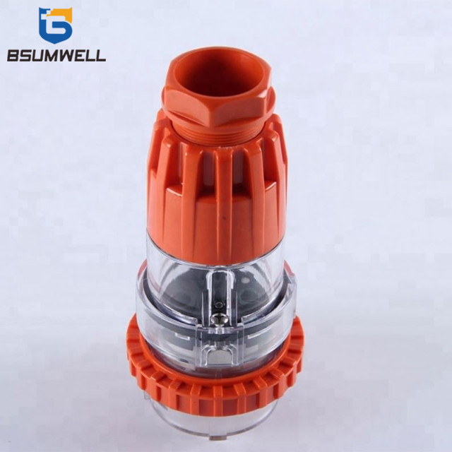 Australia Standard 56P420 three phase 250V/500V 4 round pin Waterproof straight industrial plug with CE Approval