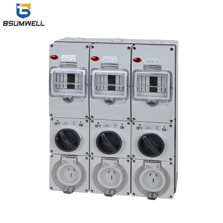 PS-56CV-E12 IP65 Combination Switch Socket