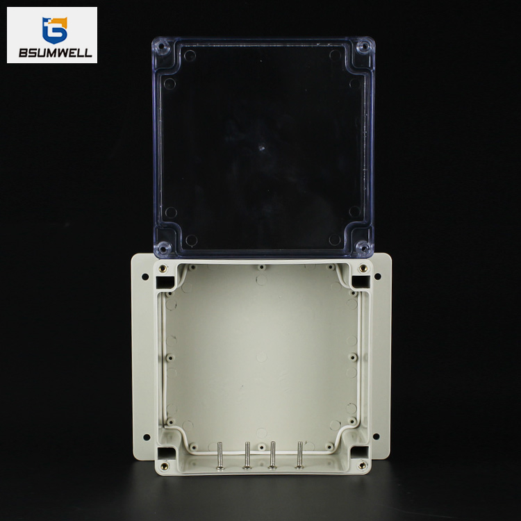 160*160*90mm IP67 Waterproof ABS PC Plastic Junction Box with Ear