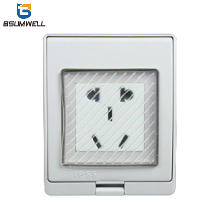 IP55 Waterproof 5-Hole Socket & Switch Combo | Industrial Weatherproof Outlet | BSUMWELL