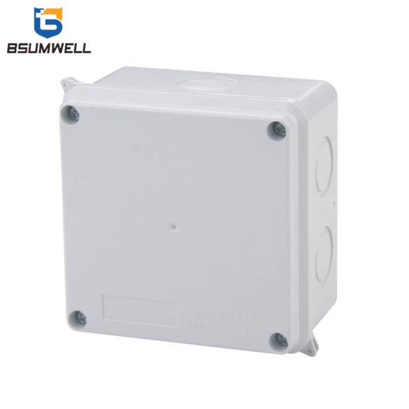 100*100*70mm ABS PC Plastic Waterproof Electrical Junction Box 