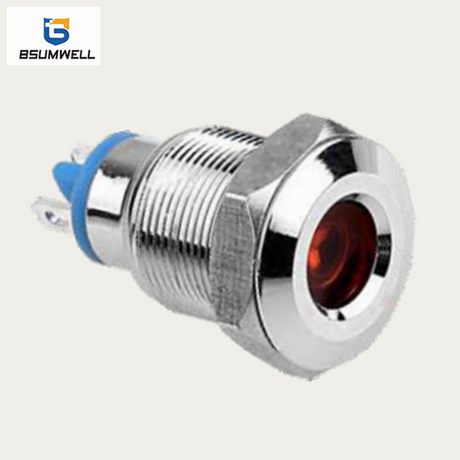 Waterproof metal pushbutton & indicator