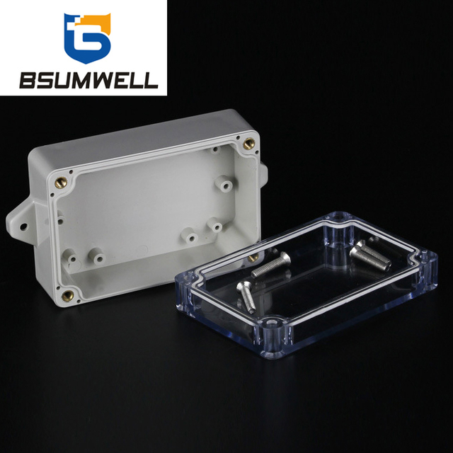 100*68*40mm IP67 Waterproof ABS PC Plastic Junction Box with Ear