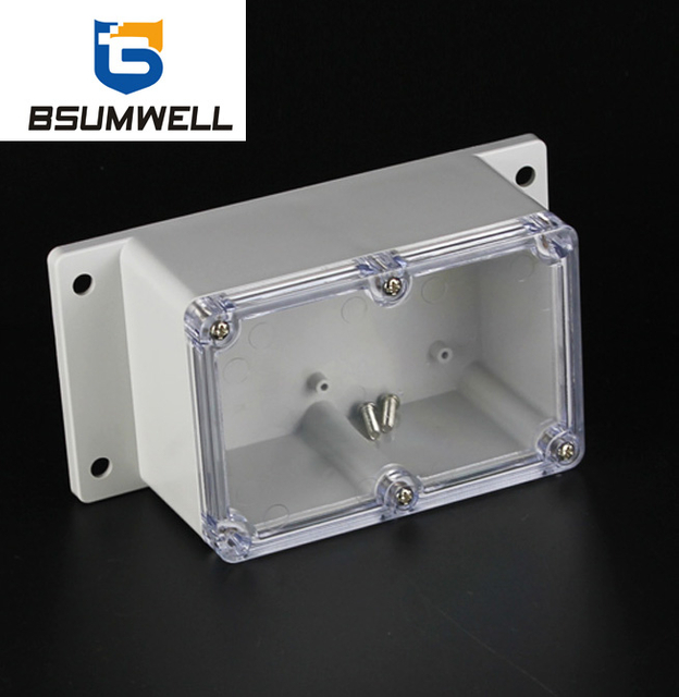 120*81*65mm IP67 Waterproof ABS PC Plastic Junction Box with Ear