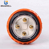  Australia Standard 56P410 three phase 250V/500V 4 round pin Waterproof straight industrial plug with CE Approval