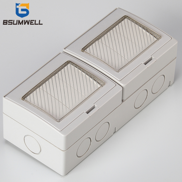 PS2-6GS 20A IP55 Waterproof 6 Gang 2 Way Switch 