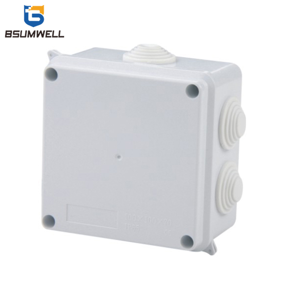 100*100*70 ABS PVC Mini Small Plastic Waterproof Electrical Cable Junction Box