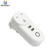 PS178 Smart socket (1 US,UE,UK type AC outputs+2 USB outputs) Work with Alexa