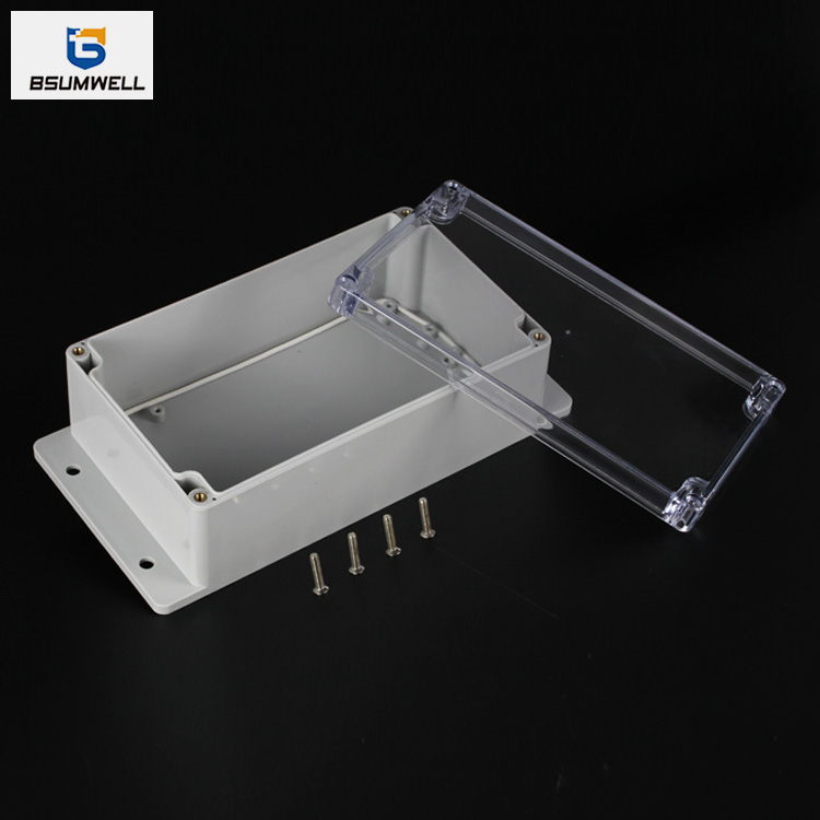 200*120*67mm IP67 Waterproof ABS PC Plastic Junction Box with Ear