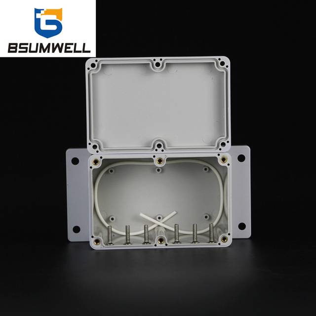 120*81*65mm IP67 Waterproof ABS PC Plastic Junction Box with Ear