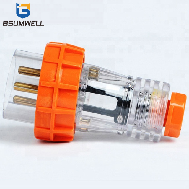 Australia Standard single phase 56P320 20amp 3 pin flat 250V 20A waterproof industrial plug with CE Approval