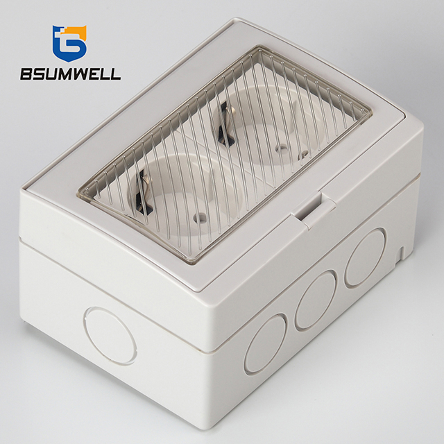  PS-2SR German type 16A IP55 Waterproof 2 Gang Socket