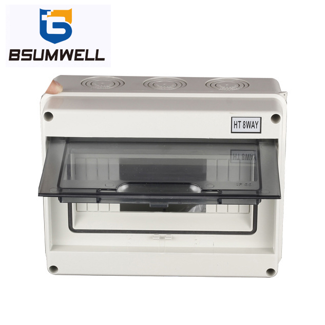 PS-HT-8ways Waterproof Plastic Electrical Distribution Box waterproof outdoor switch box