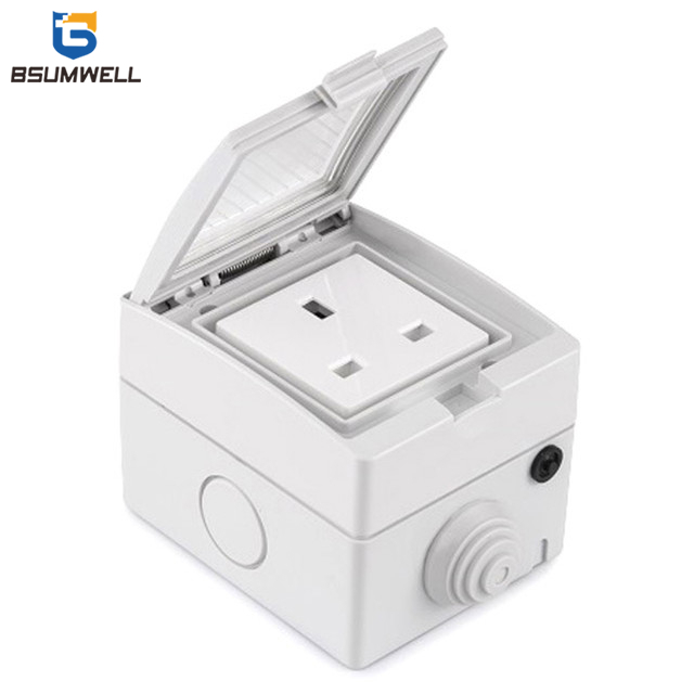 WPS-S UK style waterproof WIFI socket Work with Alexa