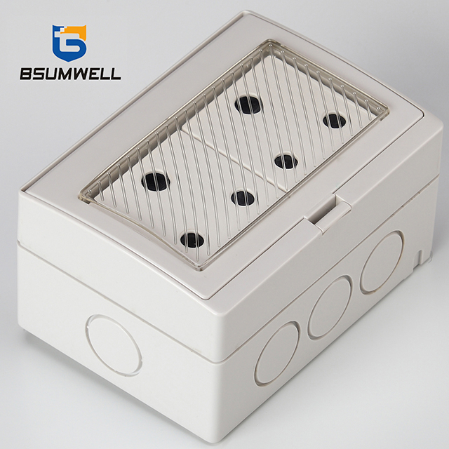  PS-2SA IP55 Waterproof ABS PC Plastic South Africa Type 16A 2 Gang Socket 