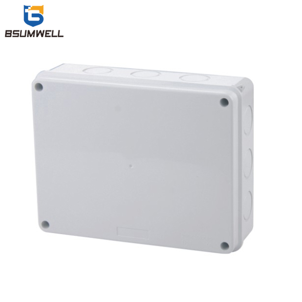 255*200*80mm ABS PC Plastic Waterproof Electrical Junction Box 