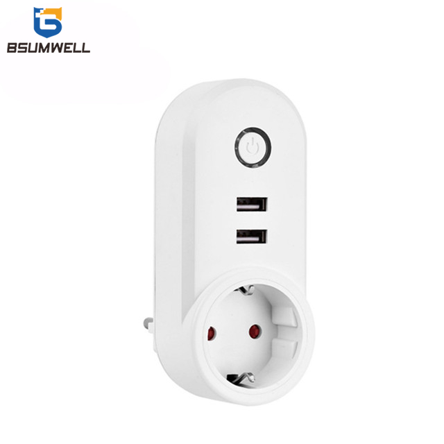 PS178 Smart socket (1 US,UE,UK type AC outputs+2 USB outputs) Work with Alexa