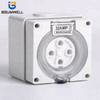 Australia Standard Three phase 56SO550 5 round pin 250V/500V 50A Electric waterproof industrial socket with CE Approval
